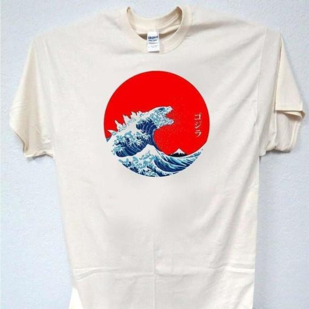 Godzilla T Shirt Japanese Art